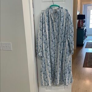 Parterre floral, print, cotton shirt dress